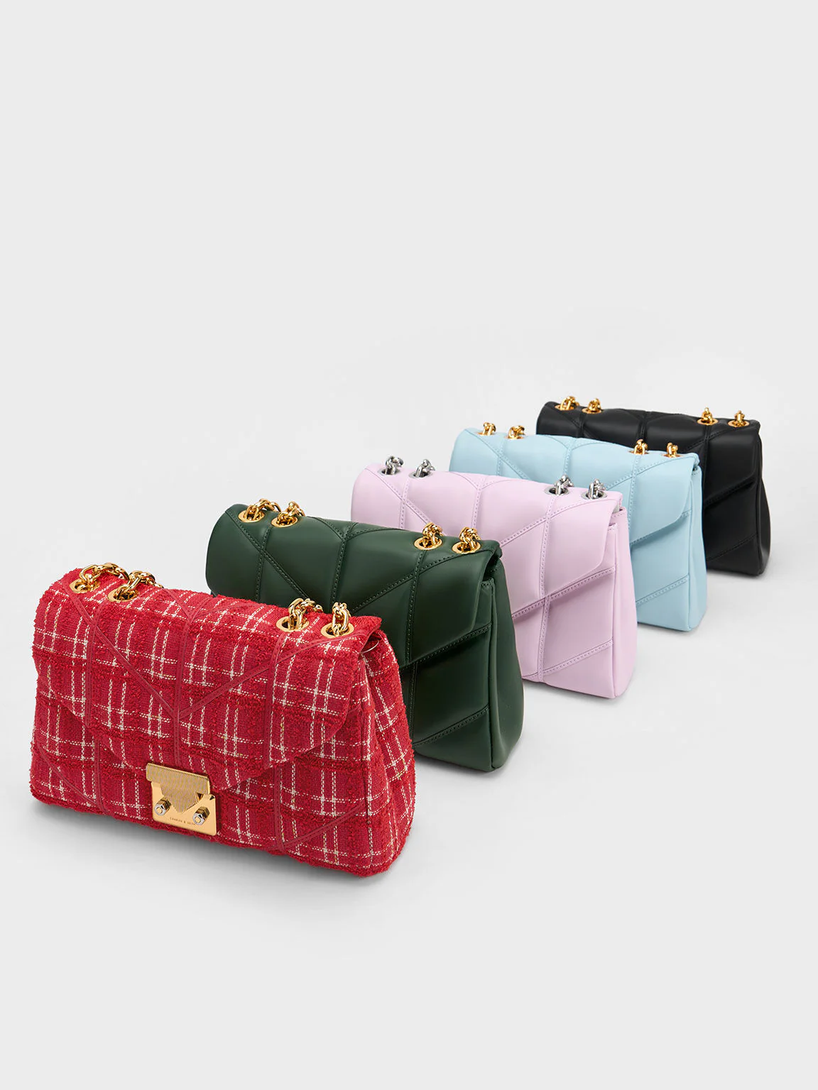 Eudora Chevron Trapeze Bag