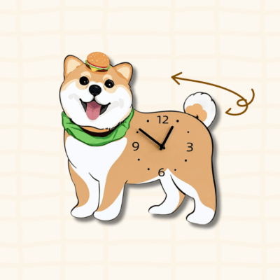 How the Shiba Inu clock tail wags - silent pendulum mechanism explained